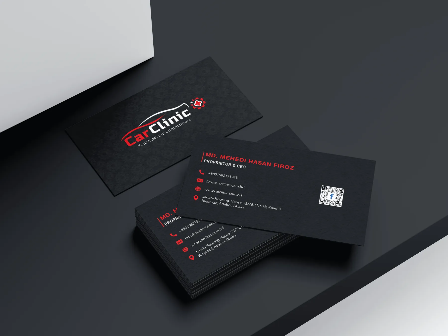 CarClinic Stationery Design, image 2 of 6